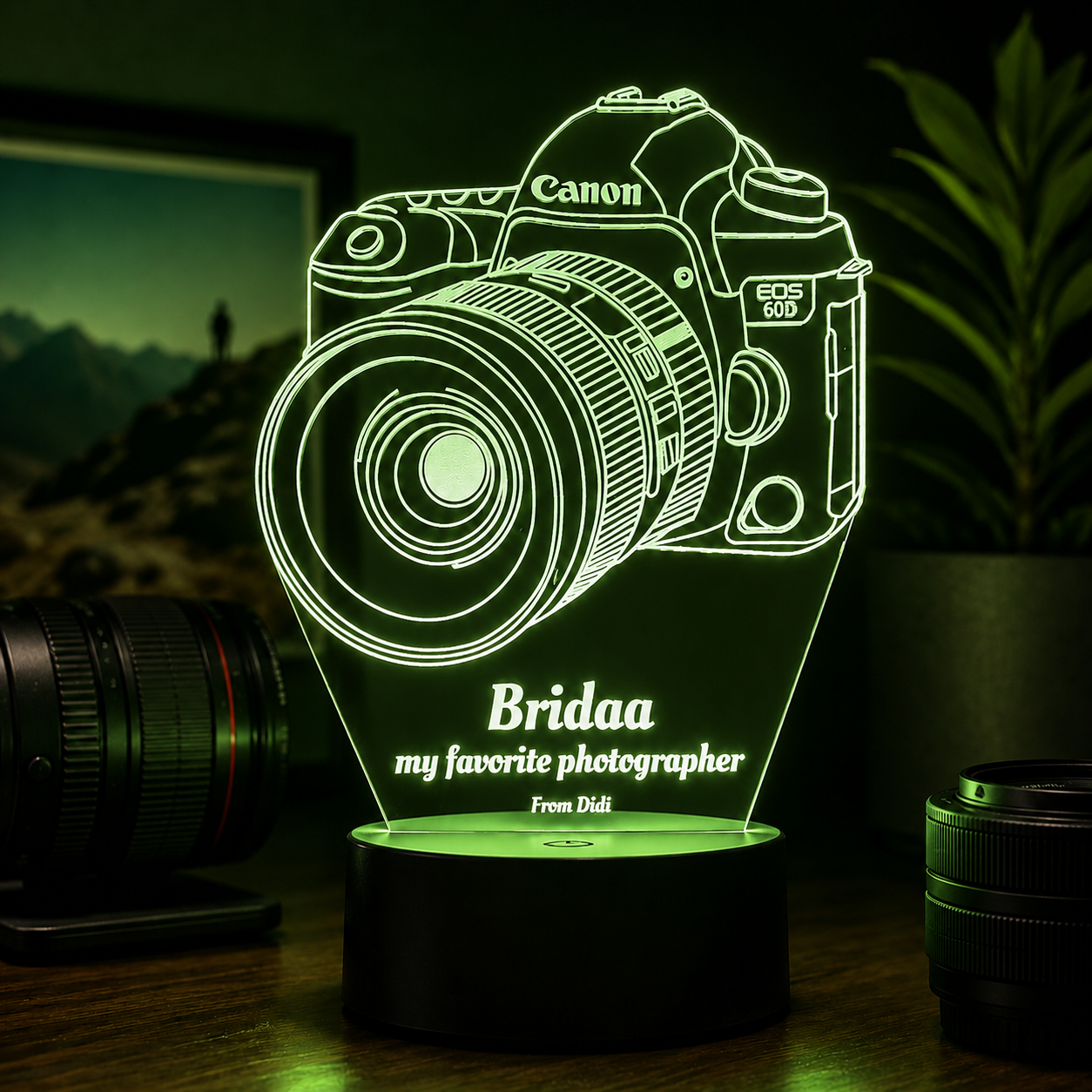 Lampe Personnalisée – Photographe