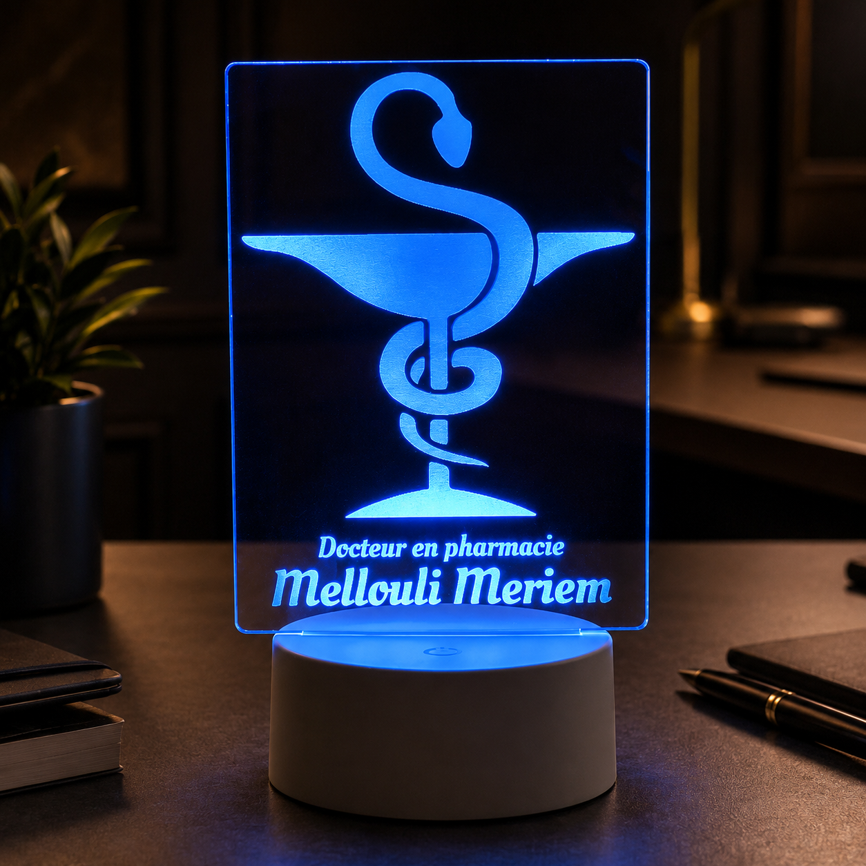 Lampe Personnalisée – Symbole de la Pharmacie
