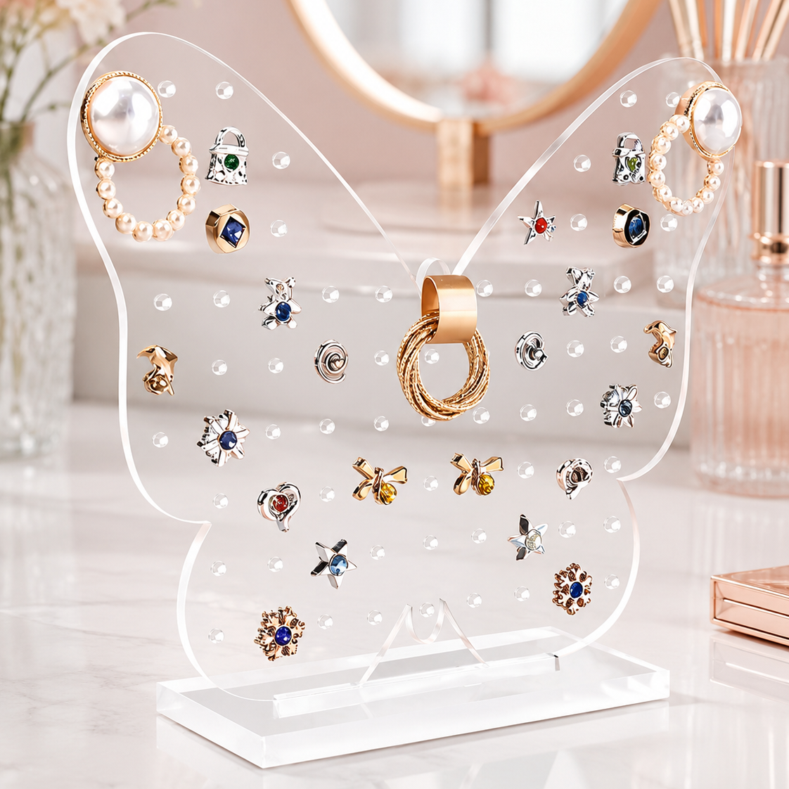 Support d'oreilles en forme de papillon