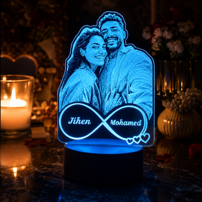 Lampe Personnalisée – Ensemble à L’Infini