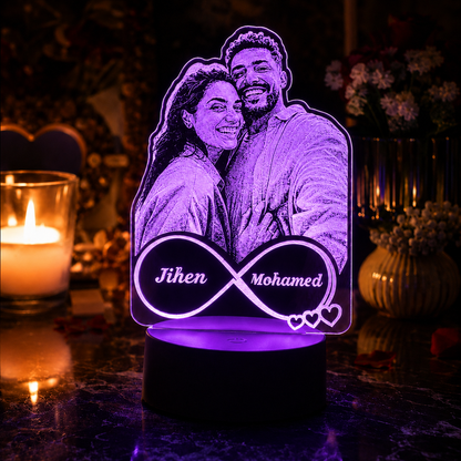 Lampe Personnalisée – Ensemble à L’Infini