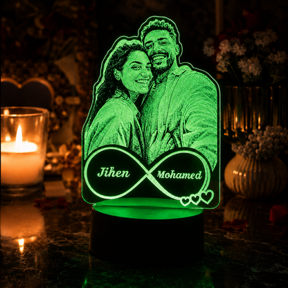 Lampe Personnalisée – Ensemble à L’Infini