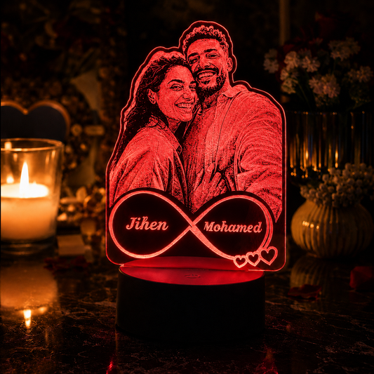 Lampe Personnalisée – Ensemble à L’Infini