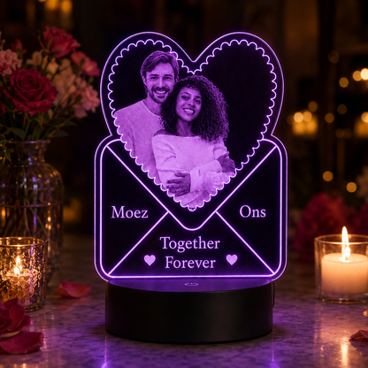 Lampe Personnalisée – Lettre d’Amour
