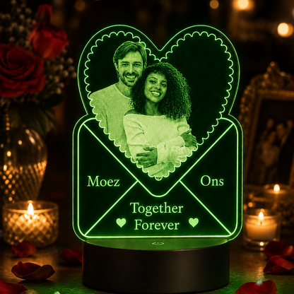 Lampe Personnalisée – Lettre d’Amour