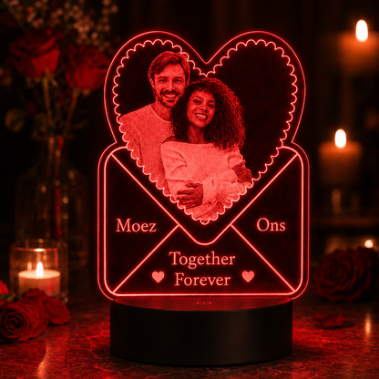 Lampe Personnalisée – Lettre d’Amour