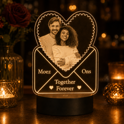 Lampe Personnalisée – Lettre d’Amour