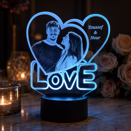 Lampe Personnalisée – Love Story