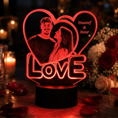 Lampe Personnalisée – Love Story
