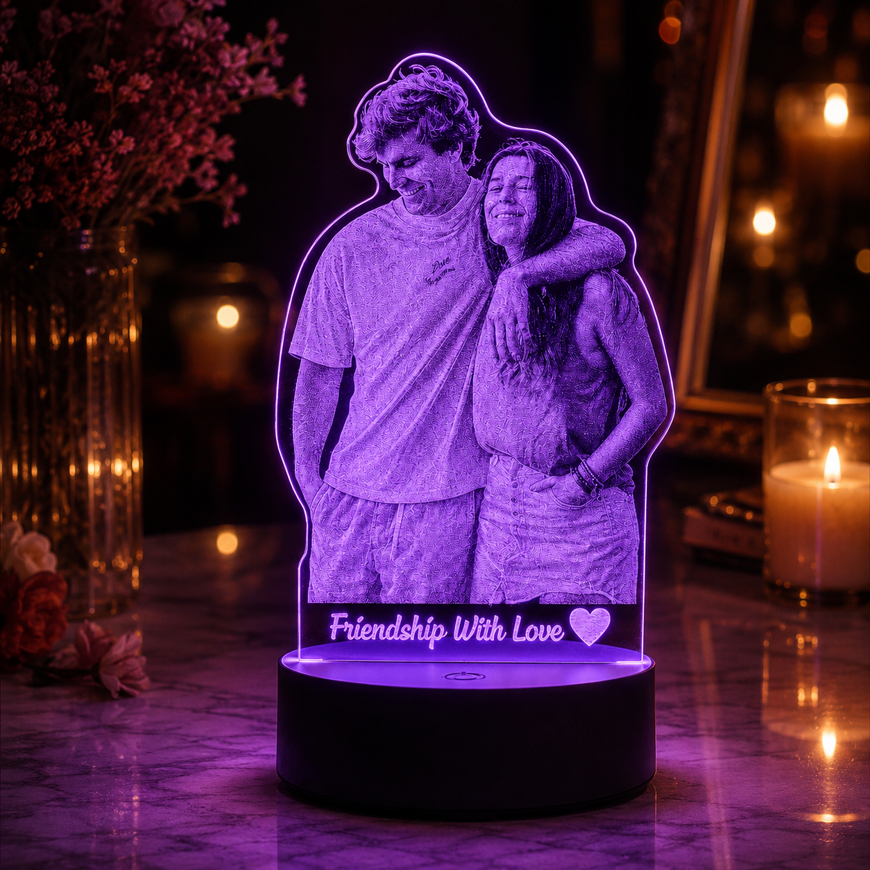 Lampe Personnalisée – Nos Souvenirs
