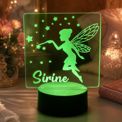 Lampe Personnalisée – Ange Prénom