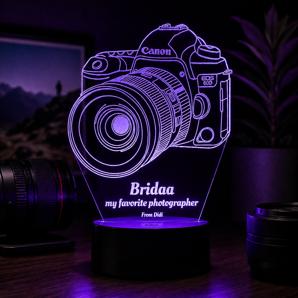 Lampe Personnalisée – Photographe