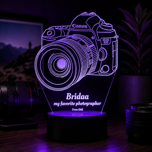 Lampe Personnalisée – Photographe