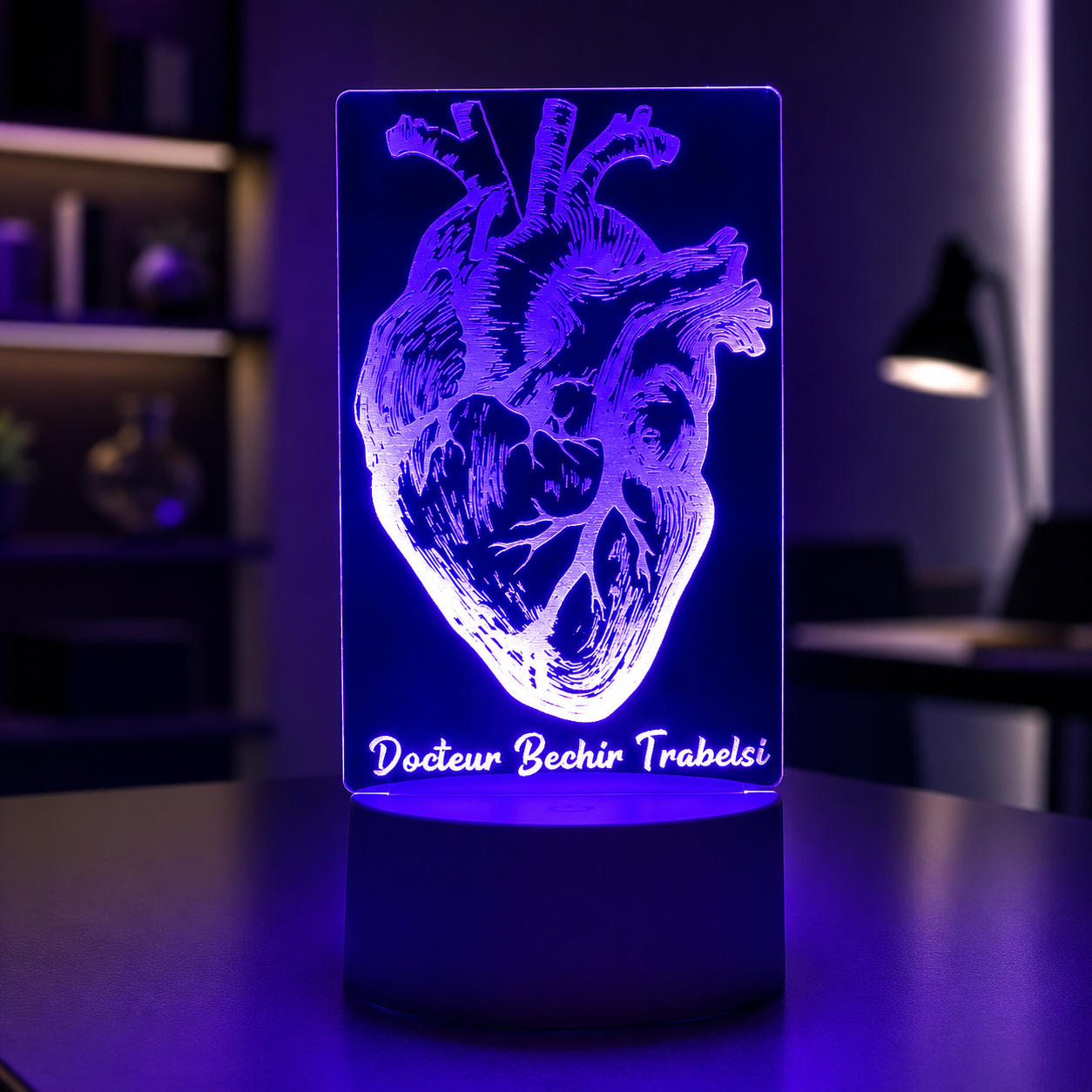 Lampe Personnalisée – Cœur Anatomique