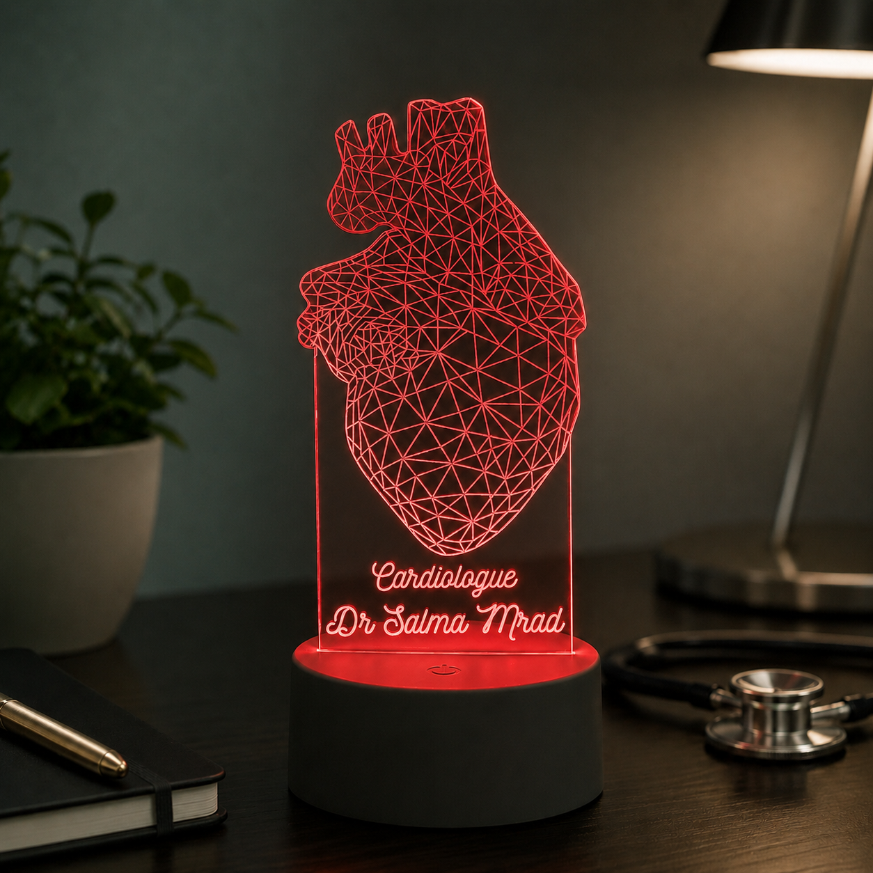 Lampe Personnalisée – Cardiologue