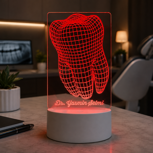 Lampe Personnalisée – Dent 3D