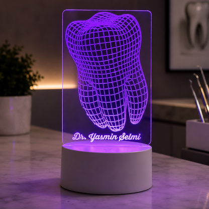 Lampe Personnalisée – Dent 3D