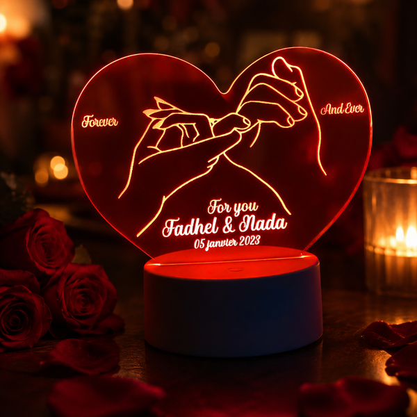 Lampe Personnalisée – Forever and Ever