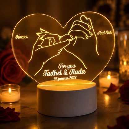 Lampe Personnalisée – Forever and Ever