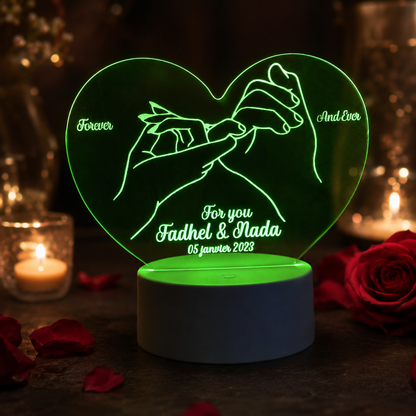 Lampe Personnalisée – Forever and Ever