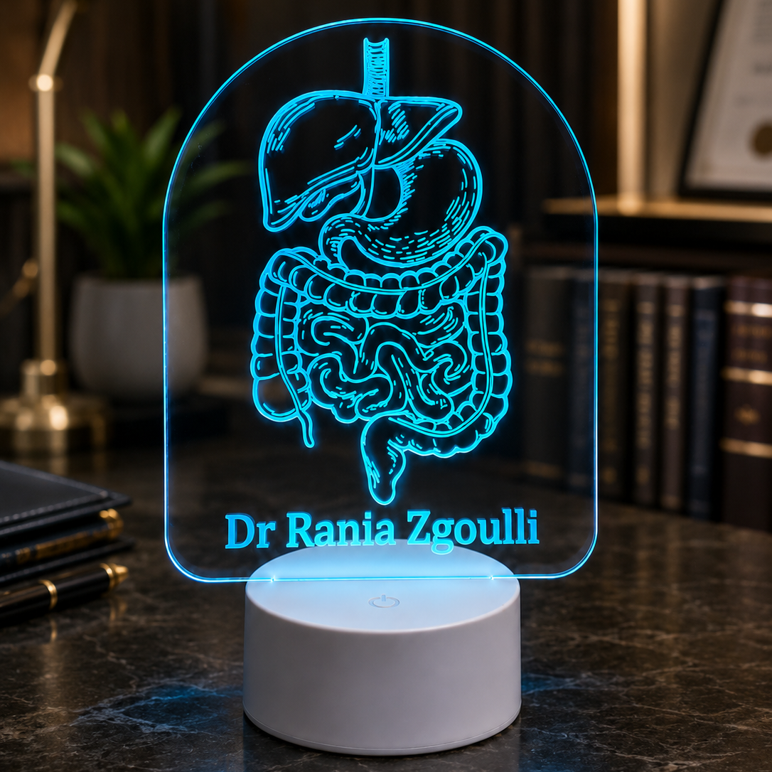 Lampe Personnalisée – Système Digestif