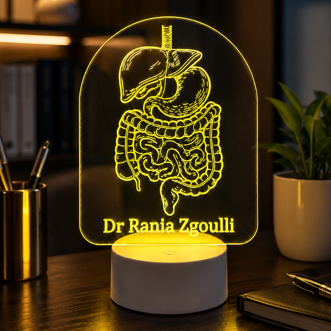 Lampe Personnalisée – Système Digestif