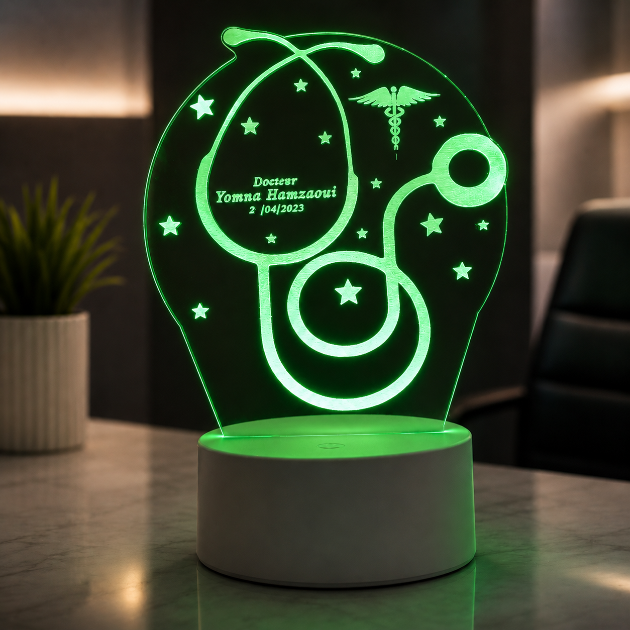 Lampe Personnalisée – Médecin Généraliste