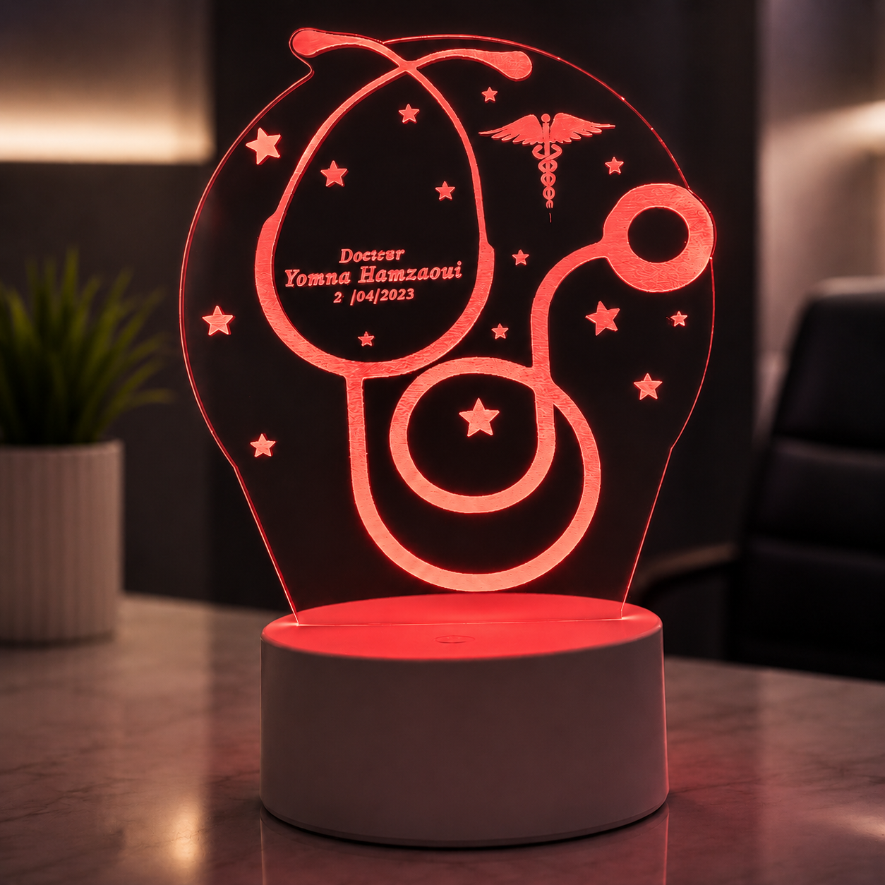 Lampe Personnalisée – Médecin Généraliste