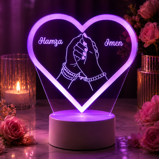 Lampe Personnalisée – Unis pour Toujours
