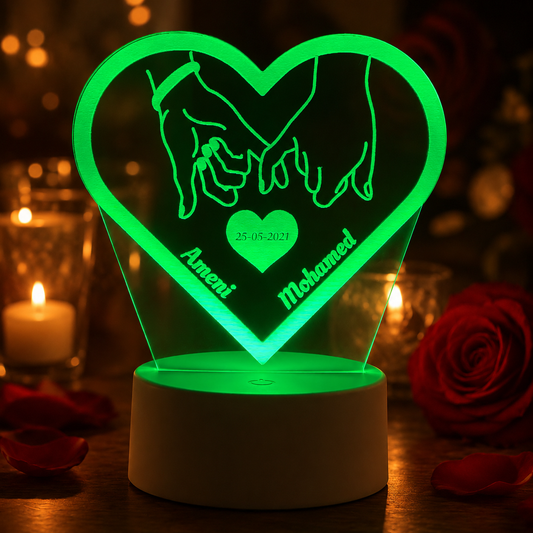 Lampe Personnalisée – Lien Éternel