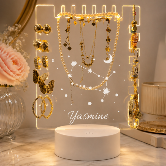 Porte Bijoux Lumineux personnalisé