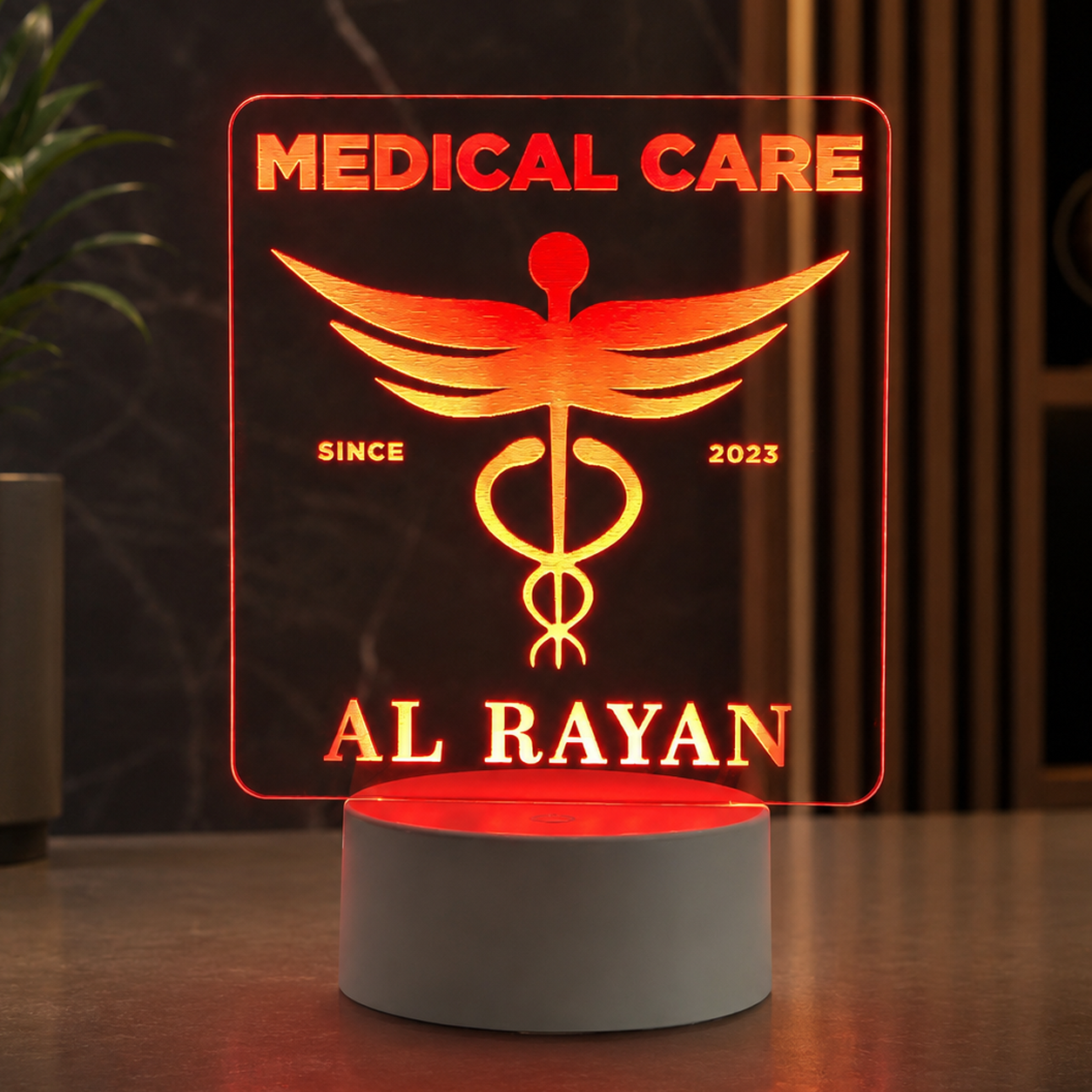 Lampe Personnalisée – Logo Rectangulaire