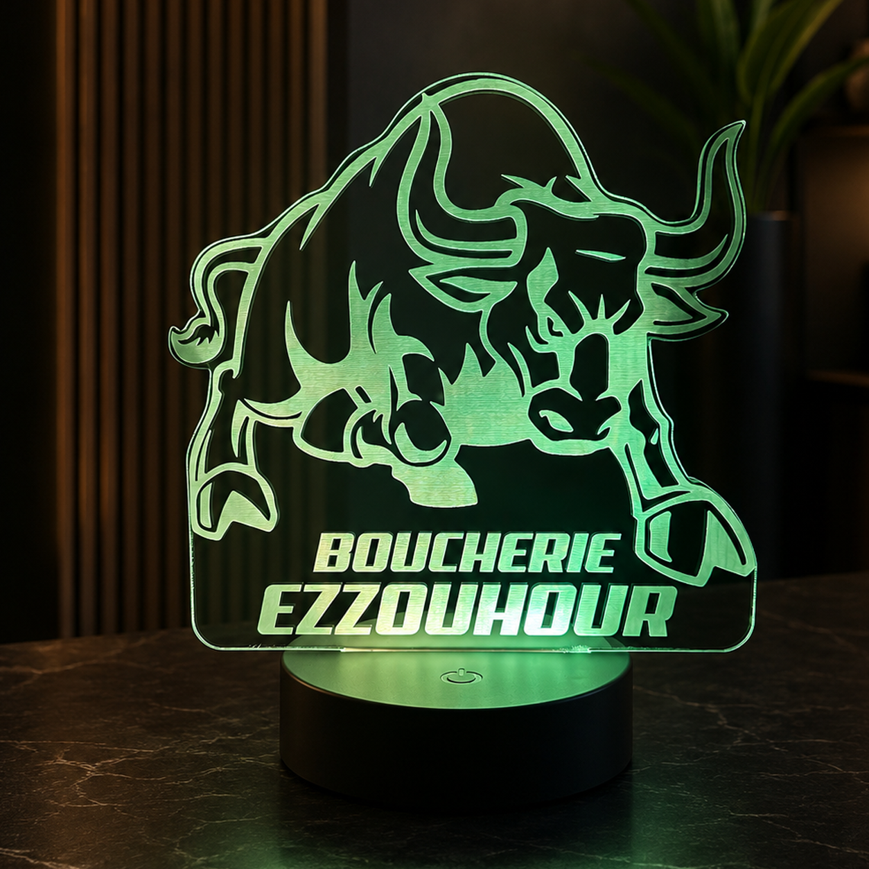 Lampe Personnalisée – Forme Logo
