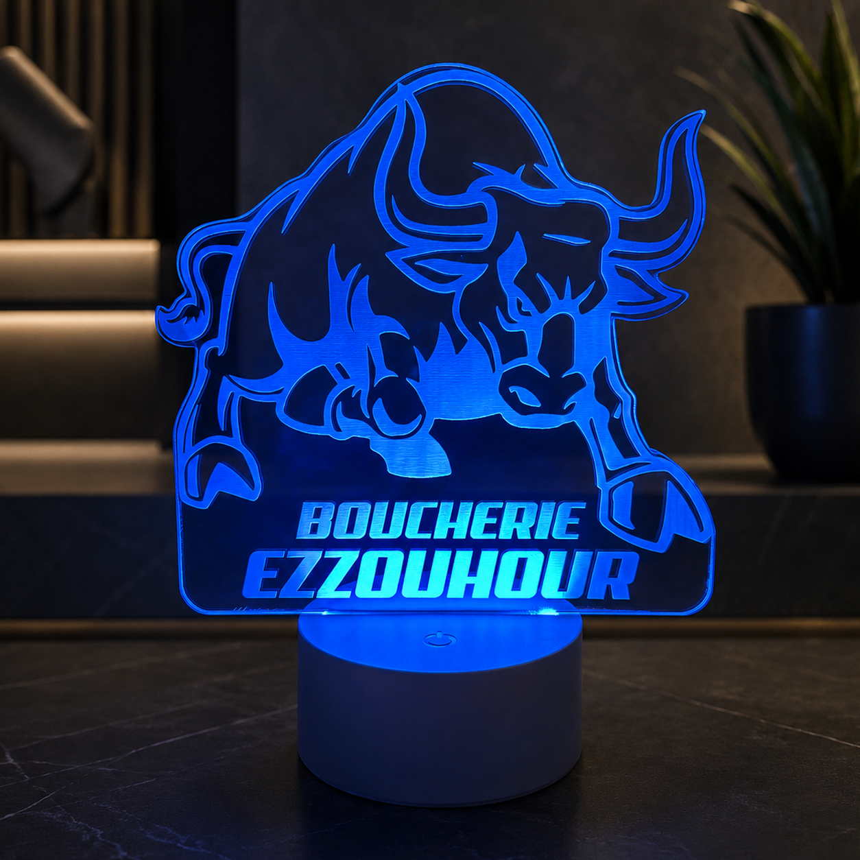 Lampe Personnalisée – Forme Logo