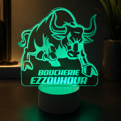 Lampe Personnalisée – Forme Logo