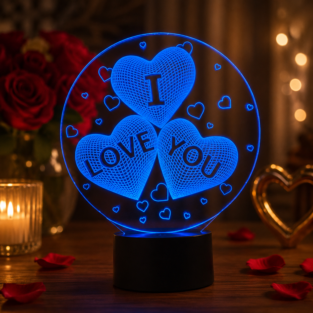 Lampe Personnalisée – Un Seul Amour