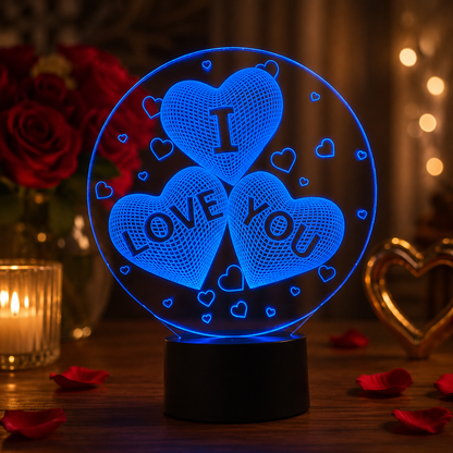 Lampe Personnalisée – Un Seul Amour