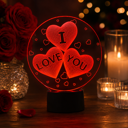Lampe Personnalisée – Un Seul Amour