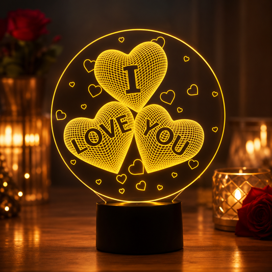 Lampe Personnalisée – Un Seul Amour