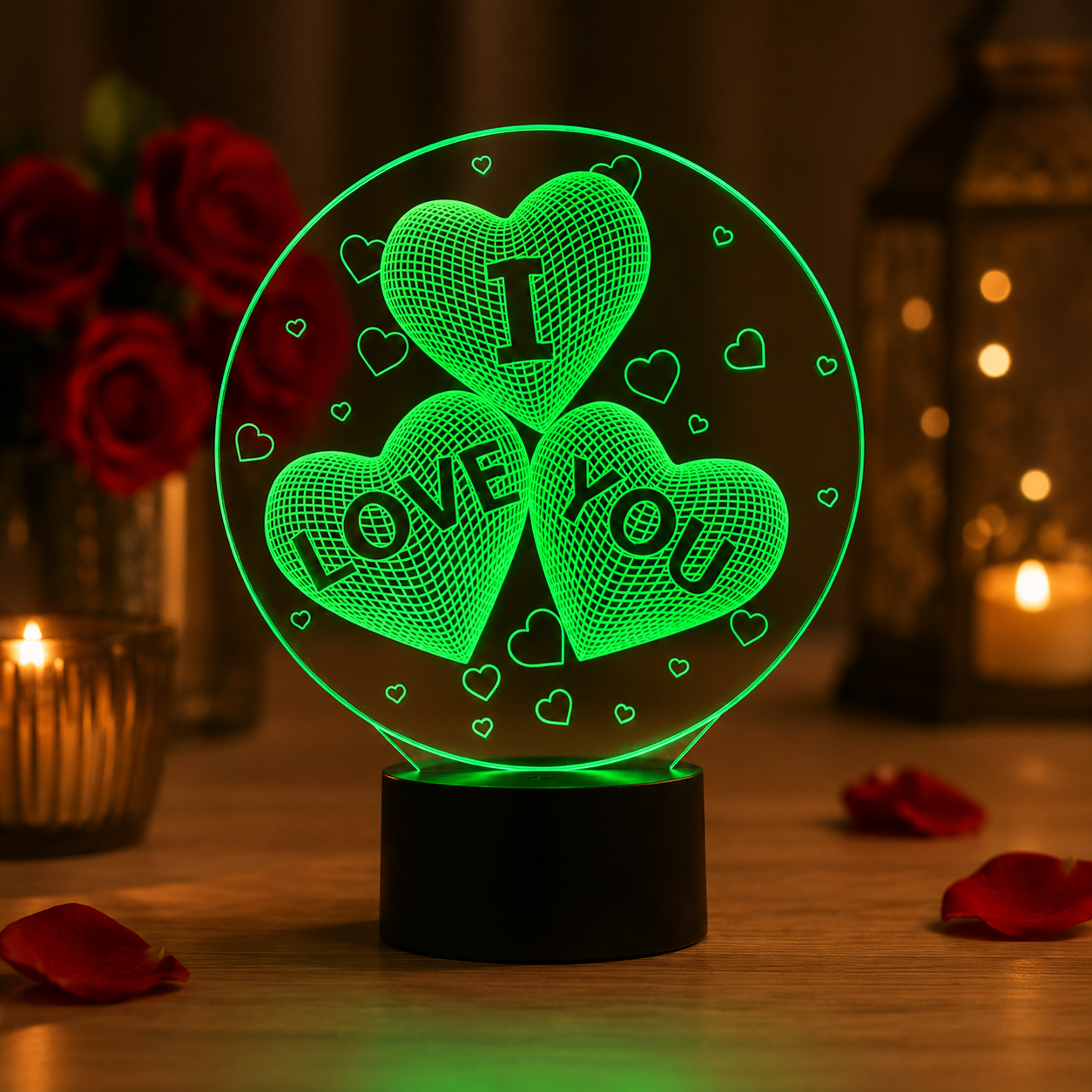 Lampe Personnalisée – Un Seul Amour