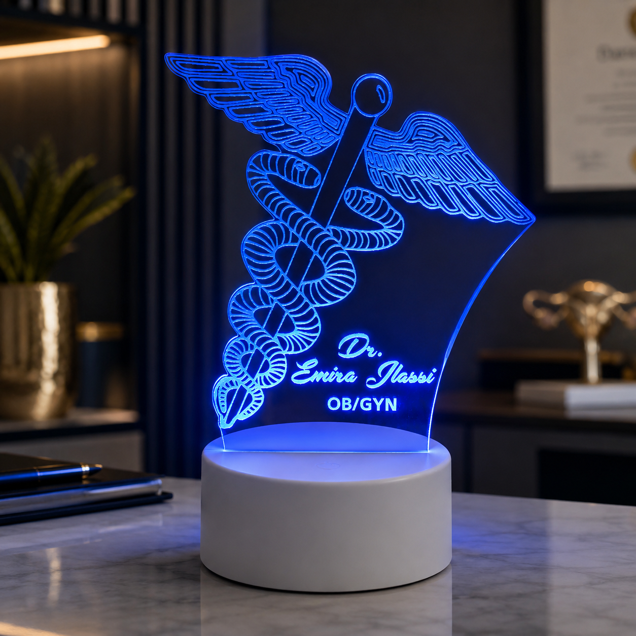 Lampe Personnalisée – Logo Médical