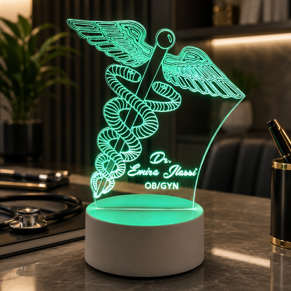 Lampe Personnalisée – Logo Médical
