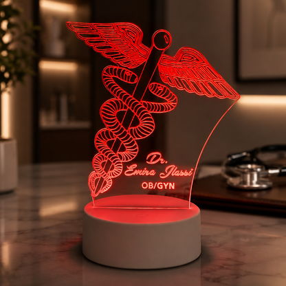 Lampe Personnalisée – Logo Médical