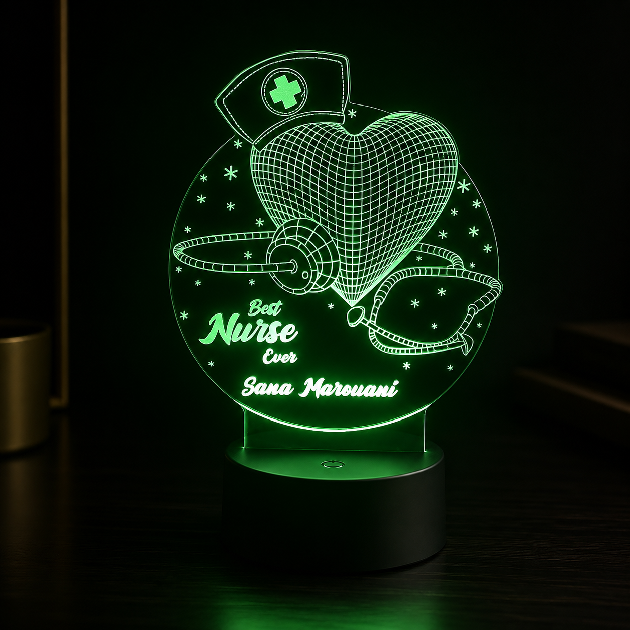 Lampe Personnalisée – Généraliste Stéthoscope