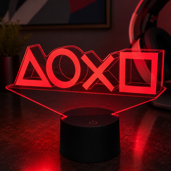 Lampe Playstation symboles