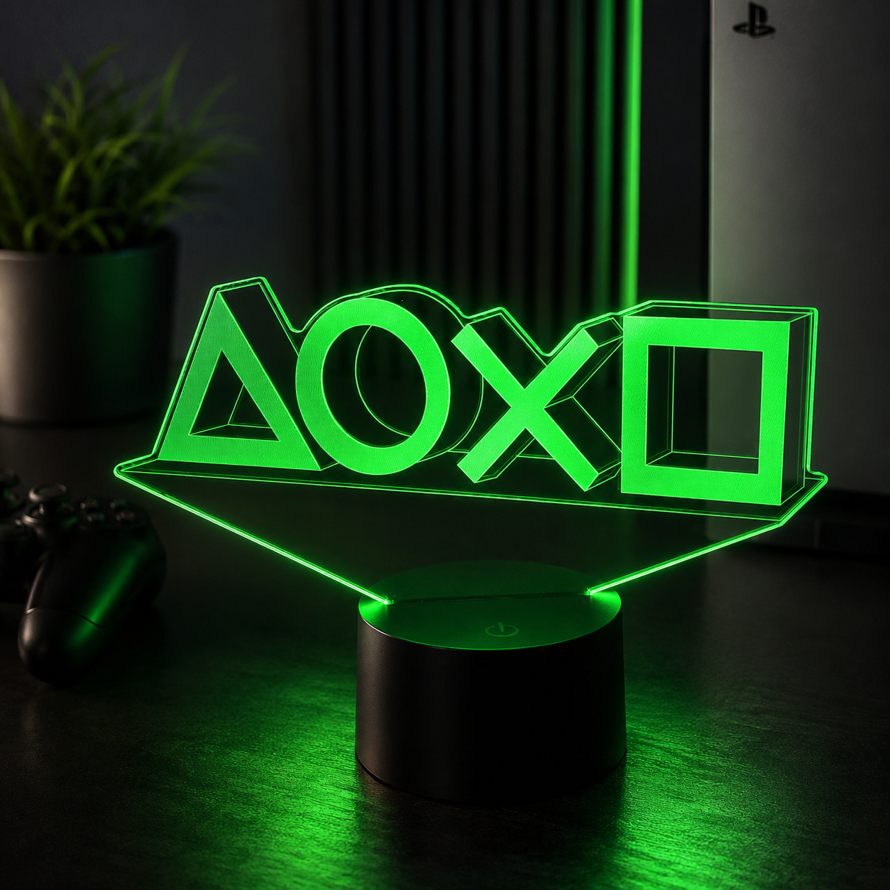 Lampe Playstation symboles