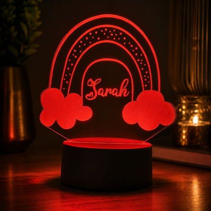 Lampe Personnalisée – Cloud Prénom
