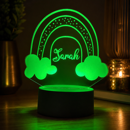 Lampe Personnalisée – Cloud Prénom