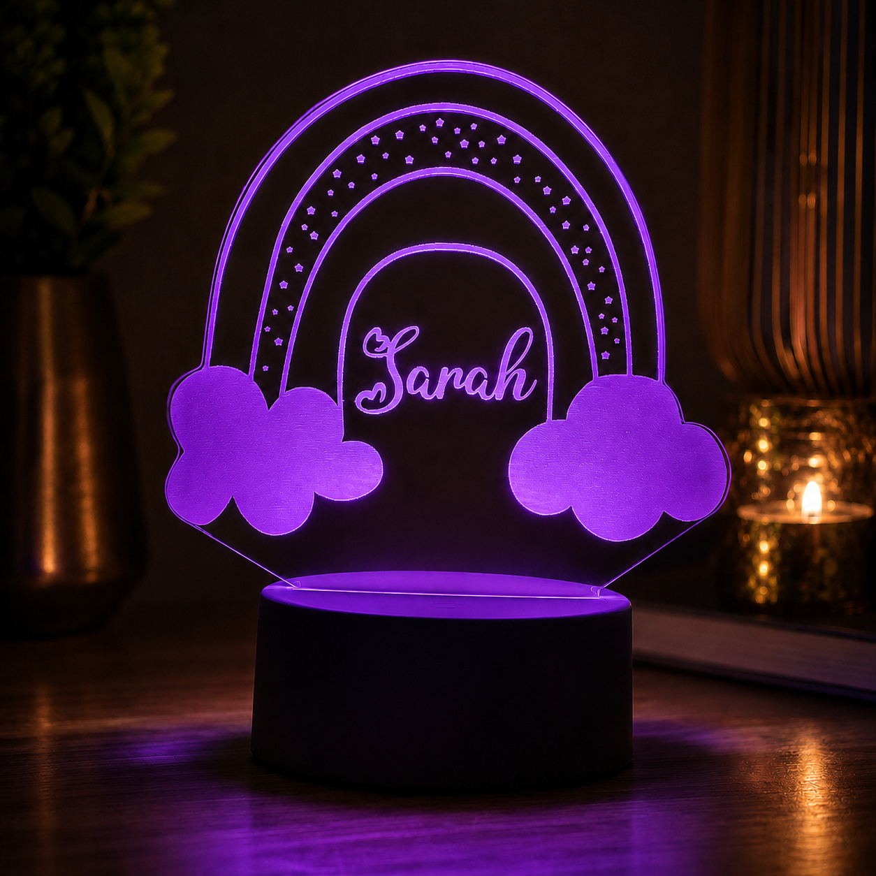Lampe Personnalisée – Cloud Prénom