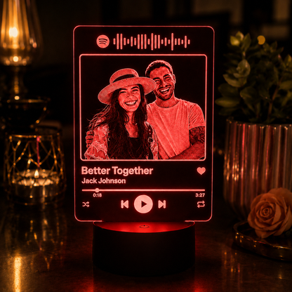 Lampe Personnalisée – Chanson Préférer